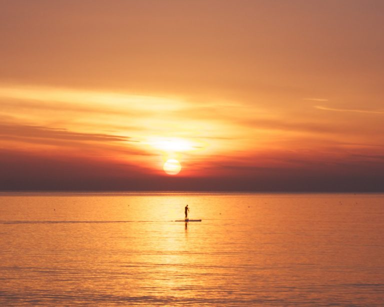 Barcelona SUP sunrise
